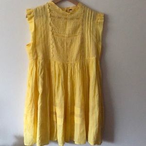 Yellow blouse from free people (set)